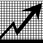 arrow up on a graph