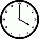 Clock at 4am